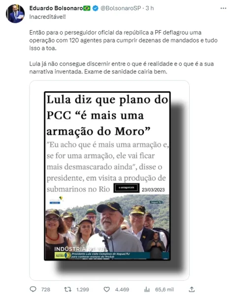 twitter eduardo bolsonaro