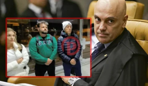 Empresário toca ‘levemente’ nos óculos de filho do ministro Moraes em aeroporto de Roma, diz relatório da polícia italiana