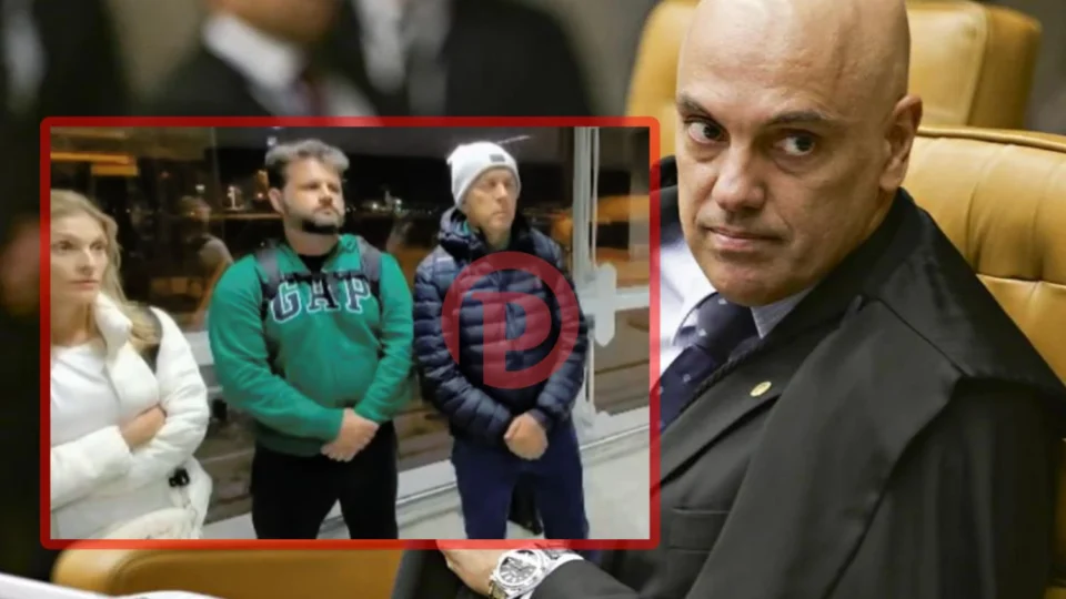 Empresário toca ‘levemente’ nos óculos de filho do ministro Moraes em aeroporto de Roma, diz relatório da polícia italiana
