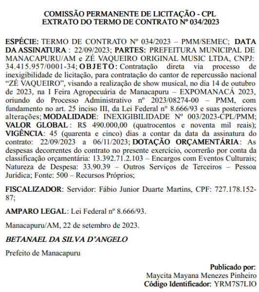 zÉ vaqueiro manacapuru