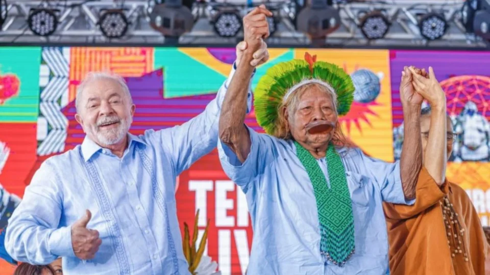 Cacique Raoni declara que Lula não cumpriu promessas