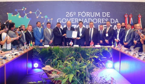 Wilson Lima e governadores da Amazônia Legal assinam carta de combate a desmatamentos e queimadas