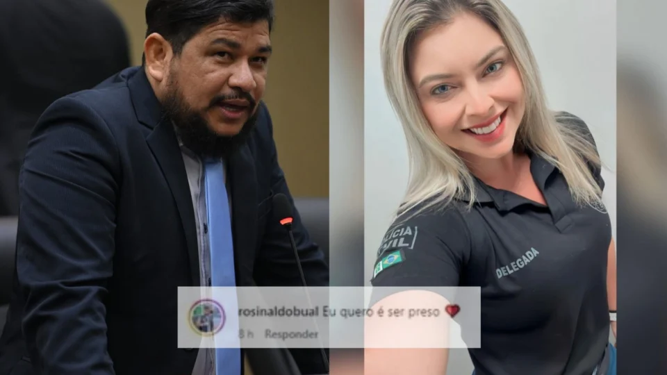 Vereador de Manaus assedia delegada em post sobre importunação sexual