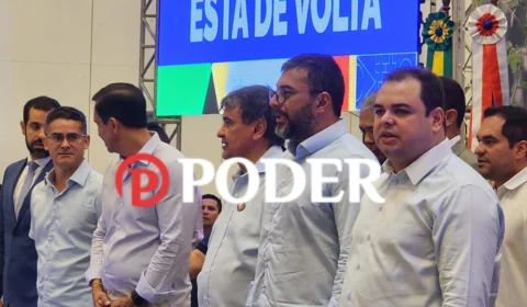 David isolado enquanto Wilson Lima e Roberto Cidade fortalecem união em evento com ministro