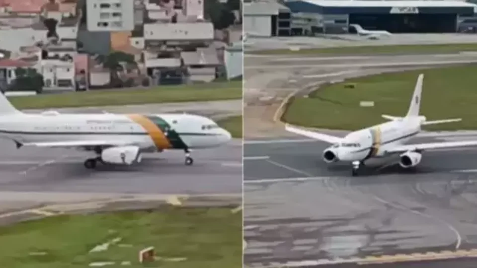 Avião que transportava Lula apresenta problema e aborta decolagem