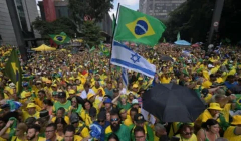 Ministro de Israel posta foto de ato de Bolsonaro e provoca Lula