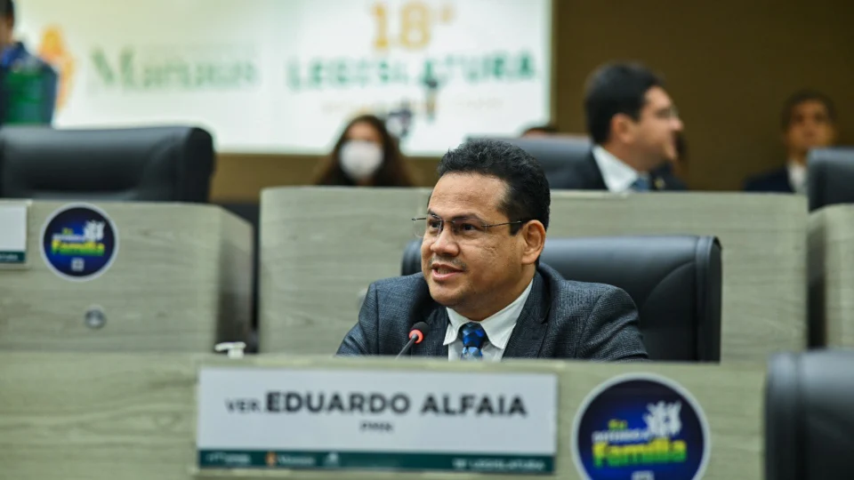 Eduardo Alfaia assume liderança do prefeito na Câmara de Manaus