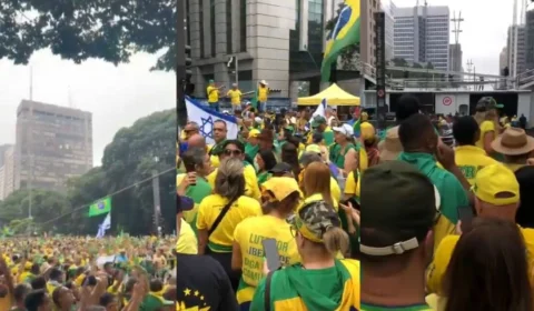 Políticos do Amazonas participam de ato patriótico com Bolsonaro na Av. Paulista