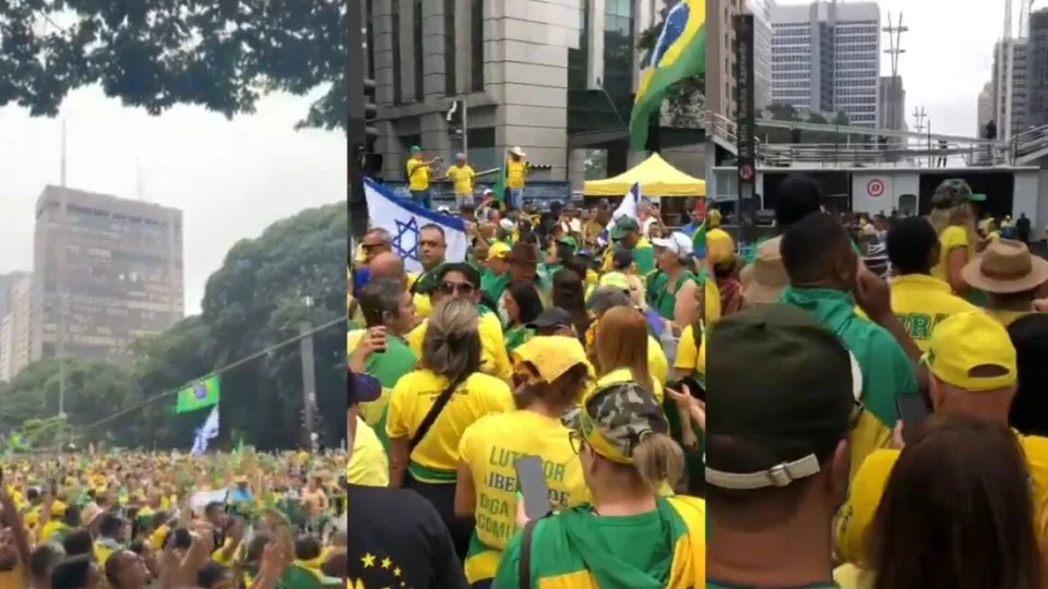 Políticos do Amazonas participam de ato patriótico com Bolsonaro na Av. Paulista