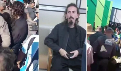 Polícia detém homem com faca em evento com Bolsonaro