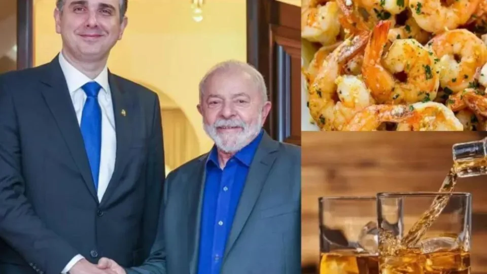 Camarão, uísque… o que foi servido em convescote de Lula e senadores