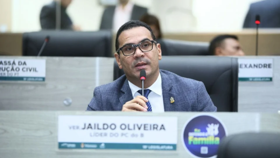 Vereador Jaildo Oliveira troca PCdoB pelo PV
