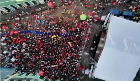 Ato da esquerda fracassa e reúne só 1,7 mil pessoas