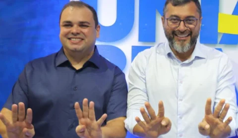 “Sou um soldado na sua campanha”, declara Wilson Lima no lançamento de Roberto Cidade para prefeito