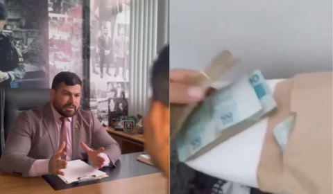 No gabinete de vereador, motorista de portal conta tudo sobre vídeo na Semcom, revela medo e chora