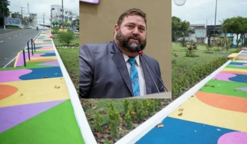 William Alemão denuncia, no MPE-AM, a prefeitura por pintura em locais públicos