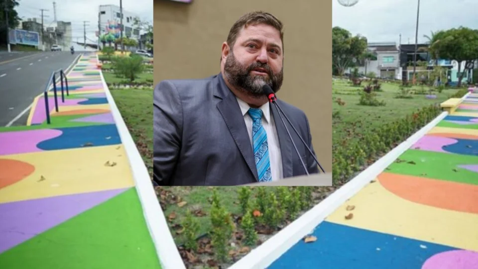 William Alemão denuncia, no MPE-AM, a prefeitura por pintura em locais públicos