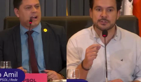 Alberto Neto e Marcelo Amil trocaram farpas em debate político