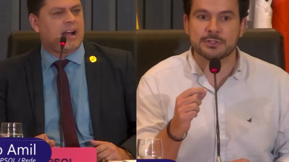 Alberto Neto e Marcelo Amil trocaram farpas em debate político