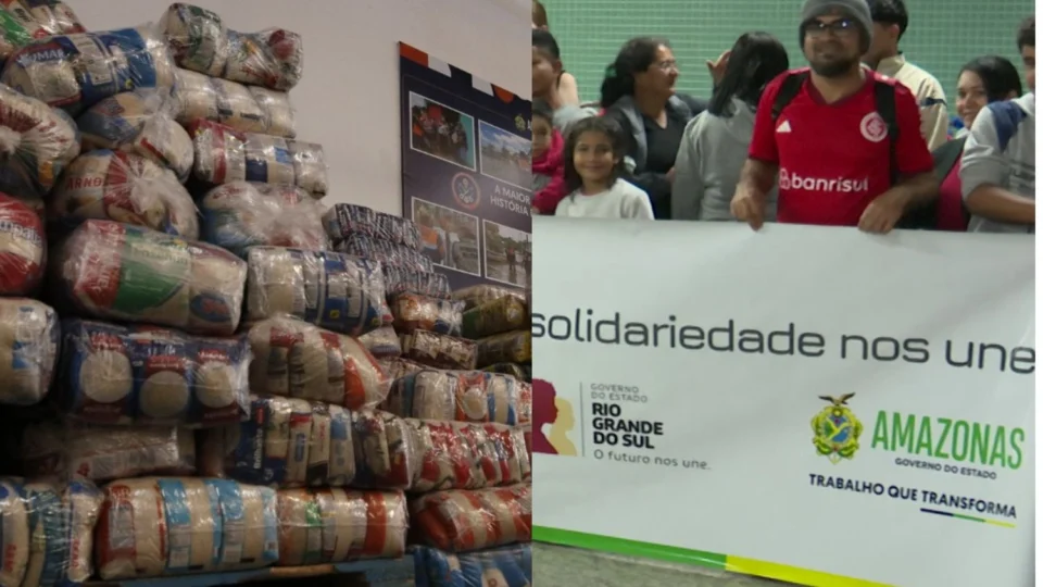 Governo do AM realoca 60 vítimas de enchentes e arrecada 115 toneladas em doações para o RS