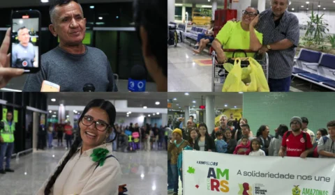 Governo do Amazonas traz primeiros atingidos pelas enchentes no Rio Grande do Sul