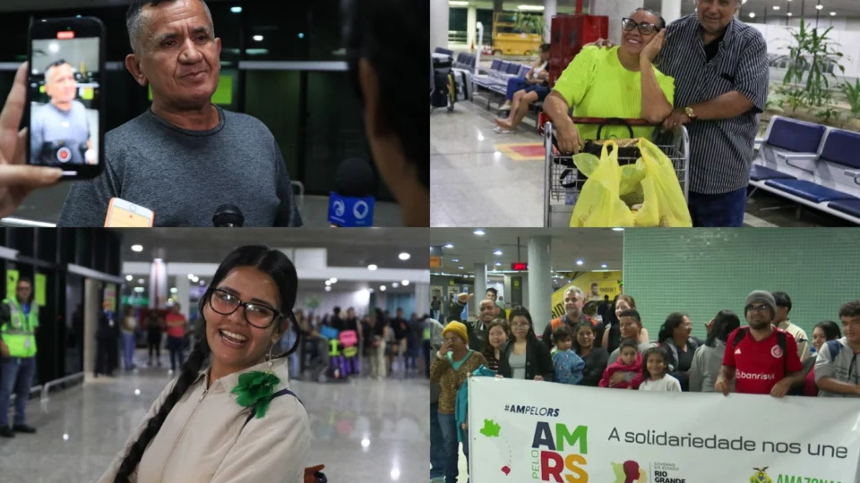 Governo do Amazonas traz primeiros atingidos pelas enchentes no Rio Grande do Sul