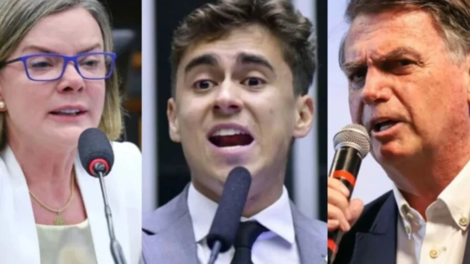 Gleisi acusa Bolsonaro de ser aliado do PCC e Nikolas rebate