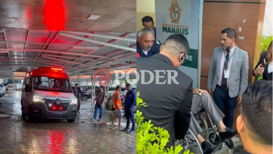 Vereador passa mal e é socorrido às pressas na Câmara Municipal de Manaus