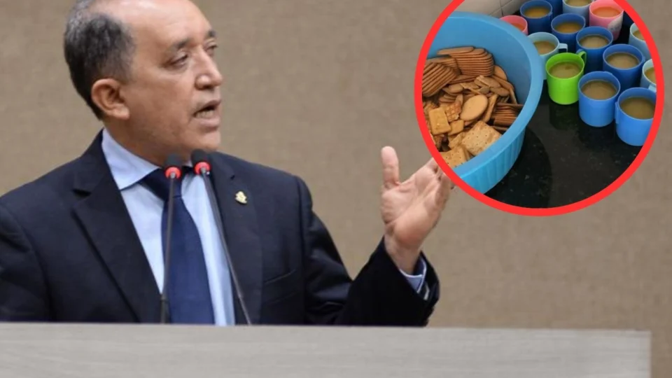 Professor Samuel ironiza denúncia sobre alimentação nas escolas de Manaus: ‘É merenda e não almoço’