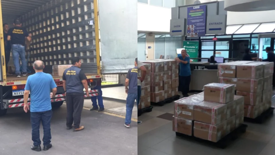 TRE-AM envia urnas eletrônicas ao interior para treinamentos de mesários