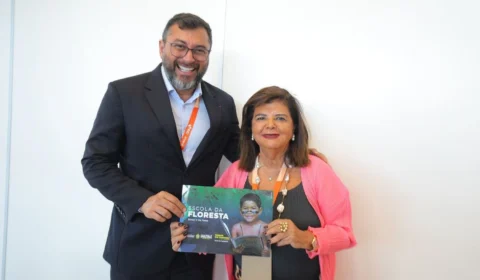 Wilson apresenta ‘Escola da Floresta’ à empresária Luiza Helena Trajano