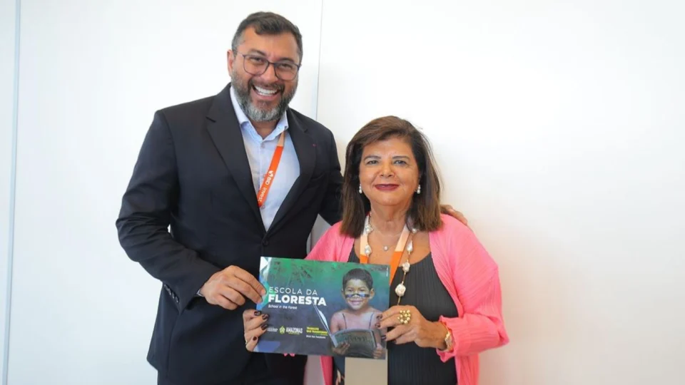 Wilson apresenta ‘Escola da Floresta’ à empresária Luiza Helena Trajano