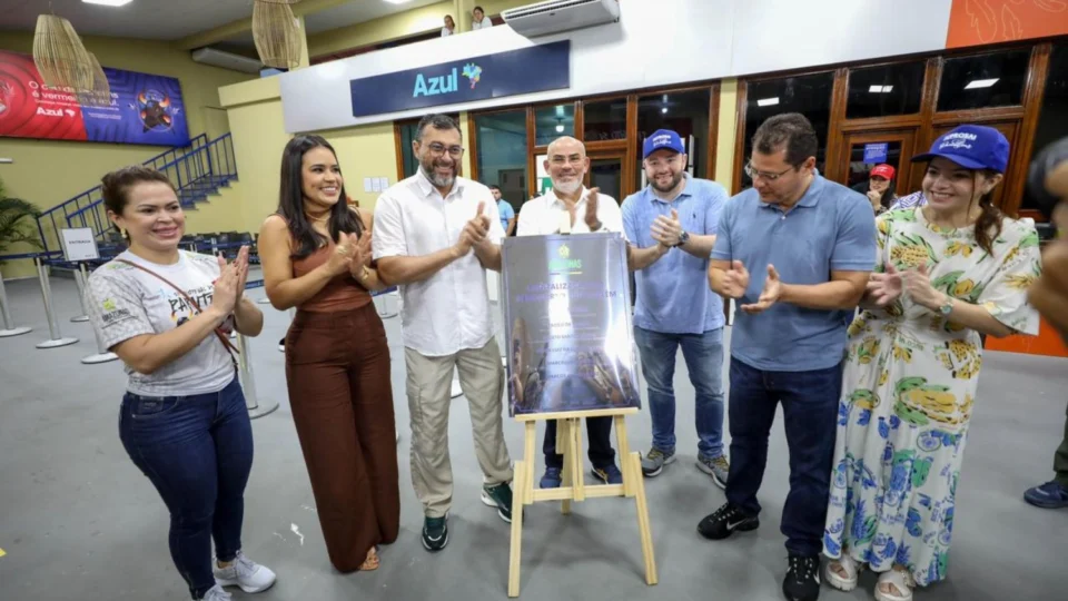 Governador Wilson Lima entrega aeroporto revitalizado em Parintins