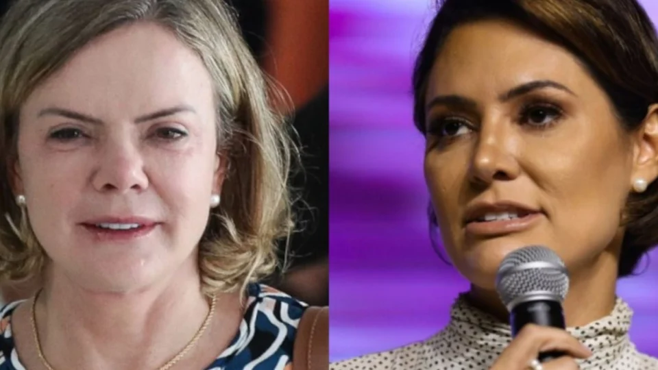 Michelle Bolsonaro aciona STF após acusações de Gleisi Hoffmann