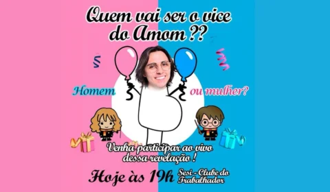Com bom humor, Amom convida para “chá revelação” de vice