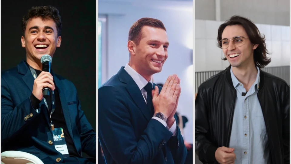 Amom e Nikolas no Brasil; Bardella na França: políticos são destaques como influencers mundiais