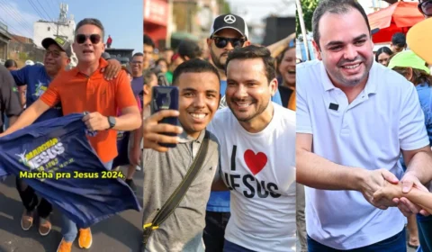 Candidatos buscam votos na Marcha para Jesus em Manaus