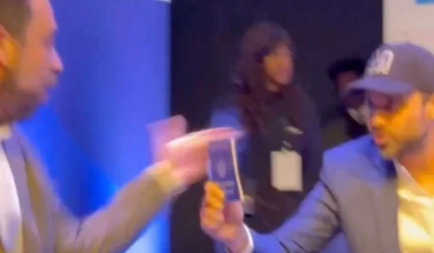 Com carteira de trabalho, Marçal ‘exorciza’ Boulos, que reage com tapa