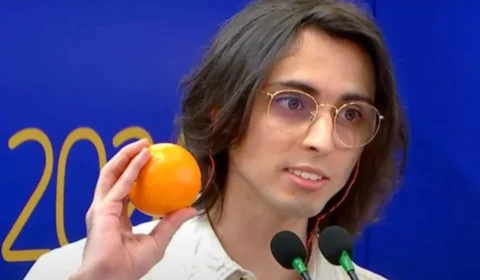 Feira? Debate na TV entre candidatos a prefeito tem “laranja” e “melancia” em destaque