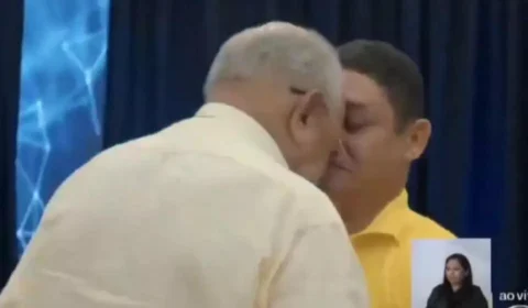 Prefeito de Teresina dá cabeçada em rival durante debate na TV