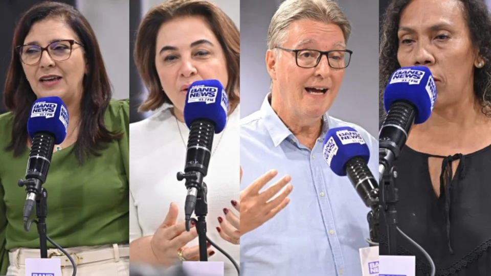 Candidatos a vice em Manaus discutem propostas em debate