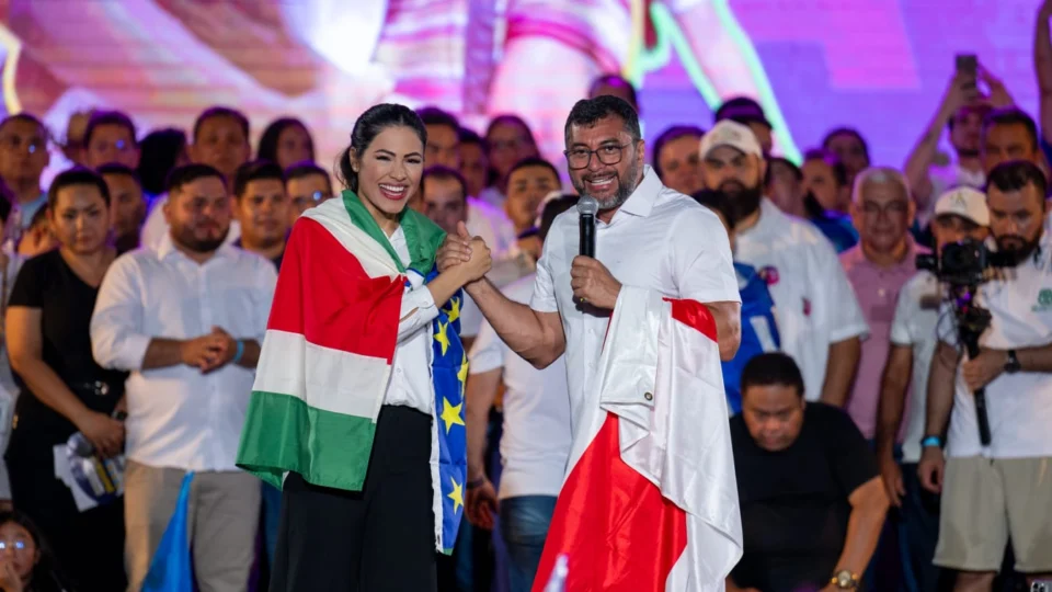 Ao lado de Wilson Lima, Brena Dianná é confirmada para prefeita na convenção do União em Parintins