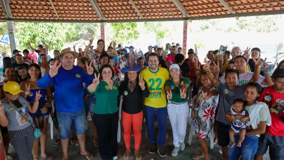 Alberto Neto e Maria do Carmo firmam compromisso com povos indígenas na comunidade Jurupari