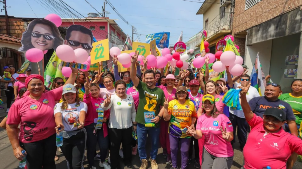 Capitão Alberto Neto e Maria do Carmo agitam zona Oeste com a ‘Caminhada das Mulheres’