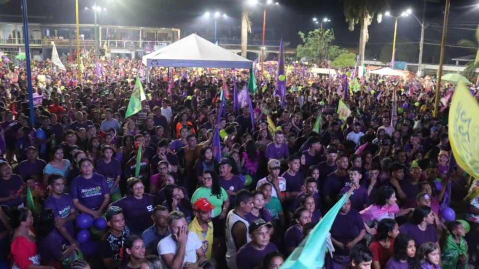 Renato Afonso mobiliza 5 mil pessoas no maior comício da história de Pauini