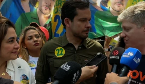 Vídeo: “Direita unida vai vencer Manaus”, afirma Marcel van Hattem durante o ato na capital