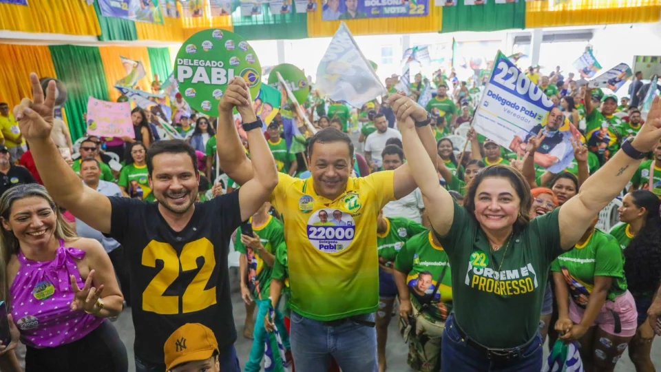 ’Agora é 22’, Manaus abraça campanha de Alberto Neto e Maria do Carmo e se prepara para vinda de Bolsonaro
