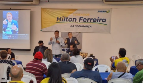 Hilton Ferreira recebe apoio de Plínio Valério em evento com foco na segurança pública de Manaus