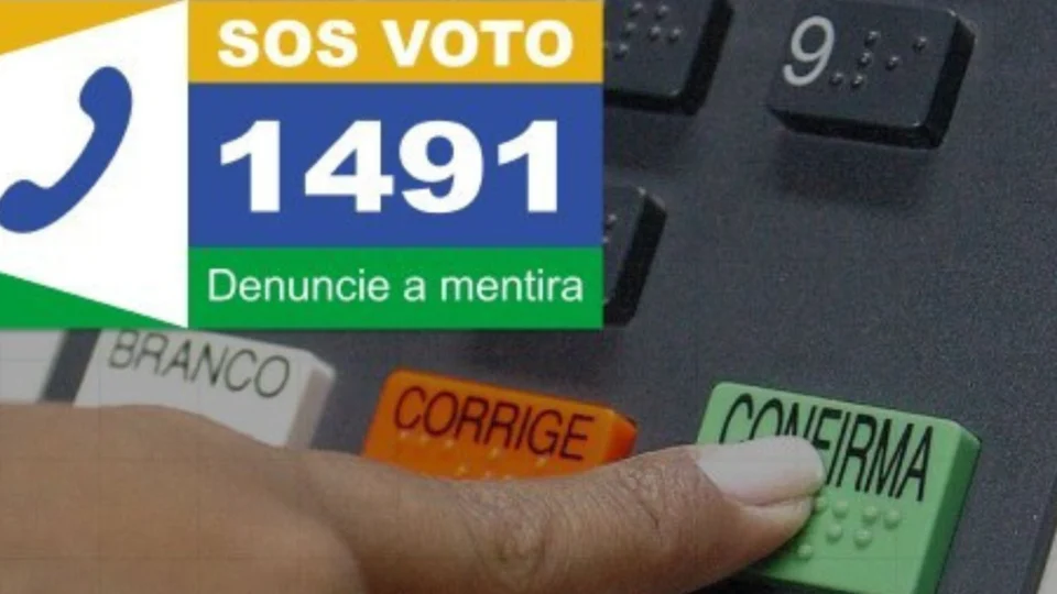 SOS Voto: cidadão pode denunciar mentiras sobre o processo eleitoral pelo 1491