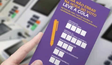 Eleitor pode levar “colinha” para a cabine de votação